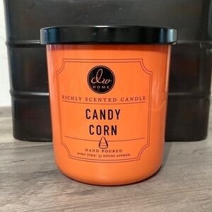 DW HOME CANDY CORN Halloween Orange JAR CANDLE NEW